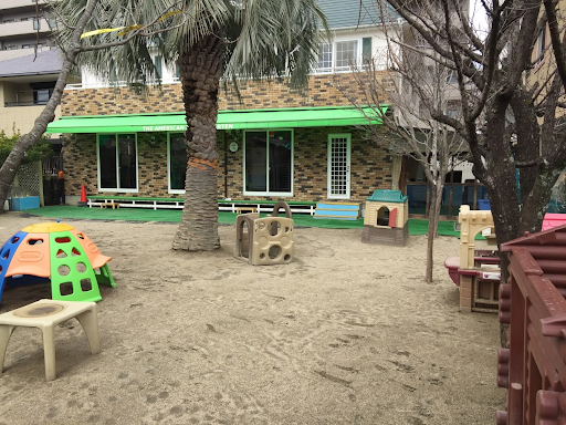 Playground outside the kindergarten